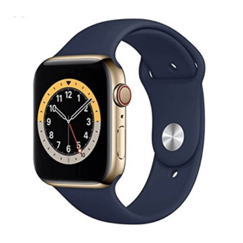 Apple Watch Series 6 LTE 44mm Viền Thép Dây Silicone